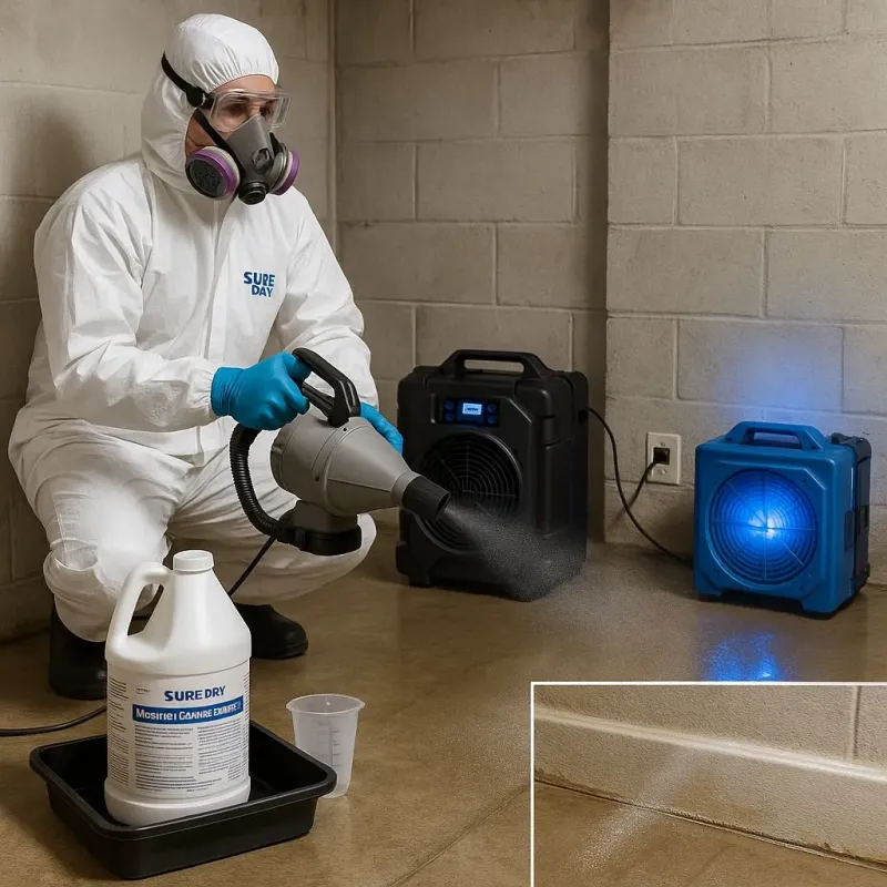 Sanitization and Odor Removal process in Teaneck, NJ